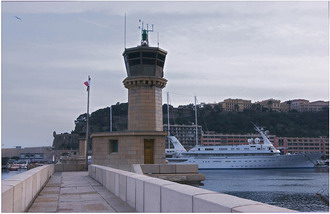 Фотография Монако. Маяк. Порт княжества Монако 