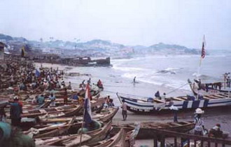 Фотография Ганы. Гана, берег Гвинейского залива 