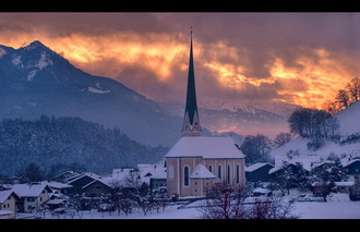 Фотография Австрии. Альпийская Деревня 