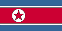 Флаг Кореи Северной 