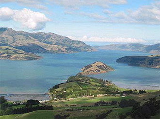 Фотография Новой Зеландии. Гавань Акароа, Новая Зеландия 