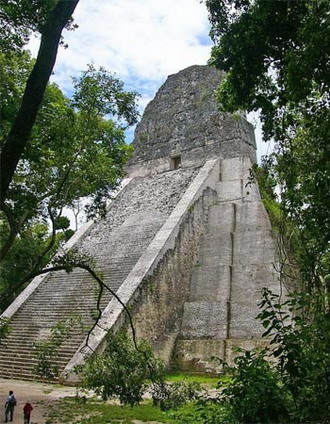 Фотография Гватемалы. Пирамида Тикал. Флорис, Гвадемала 