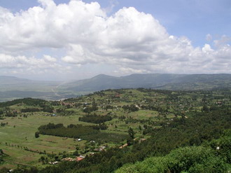Фотография Кении. Вид на Кению с высоты 