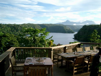 Фотография Папуа Новой Гвинеи. Вид из ресторана, Папуа Новая Гвинея 