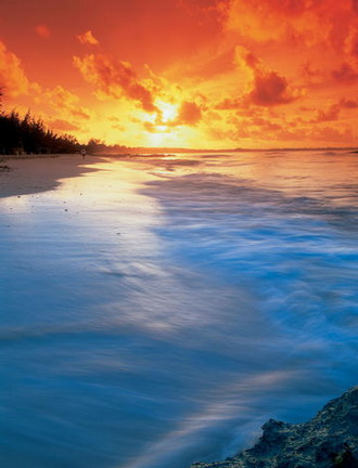 Фотография Барбадоса. Закат на о. Барбадос 