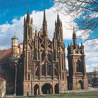 Фотография Литвы. Костел св. Анны в Вильнюсе. Литва 