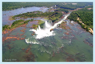 Фотография Бразилии. Водопад Игуасу (седьмая точка зрения) 