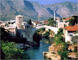 Фотография Боснии и Герцеговины. Босния и Герцеговина. Вид на город 
