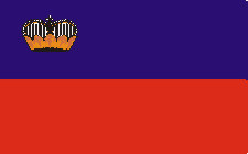 флаг Лихтенштейна 