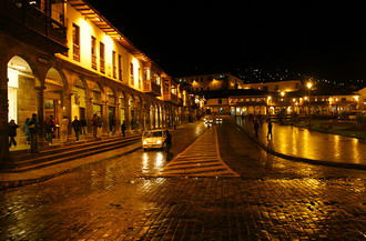 Фотография Перу. Ночной Куско 