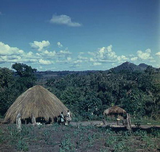 Фотография Конго. Деревня народа луба, Конго 