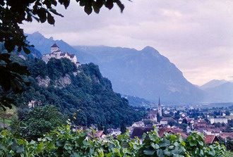 Фотография Лихтенштейна. Вид на город. Лихтенштейн 